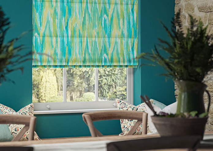 Bombay Velvet, Citrus Burst - Roman Blind - Image 5